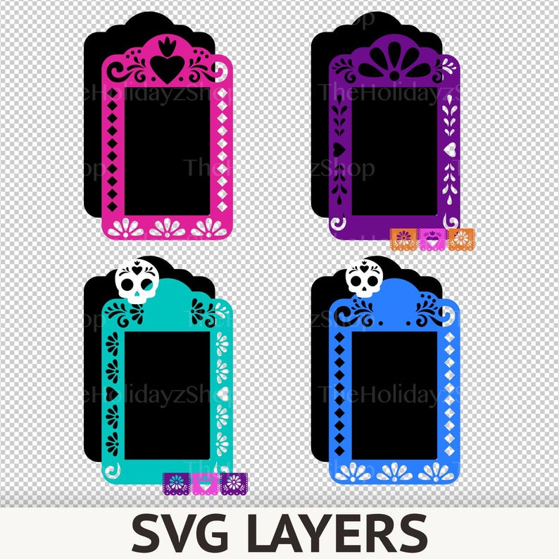 Nicho SVG, Day of the Dead, Dia De Los Muertos, Ofrenda Picture Frame ...