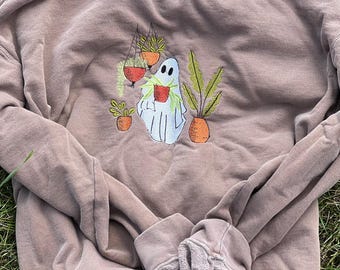 Ghosts and plants crewneck sweatshirt