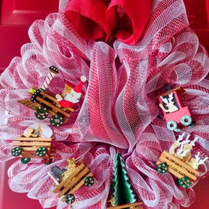 Festive, Vintage Ornament Christmas Wreath