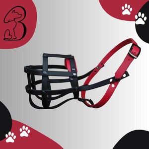 バイオセイン犬用口輪 | 防水、耐久性、カスタマイズ可能、お手入れ簡単 | 敏感な犬のための公共交通機関用口輪