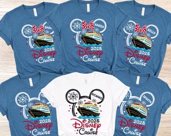 Aangepast Disney Cruise-shirt, Disney Cruise 2025-shirts, aangepast Disney Cruise-familieshirt, Disney Cruise-groepsshirt
