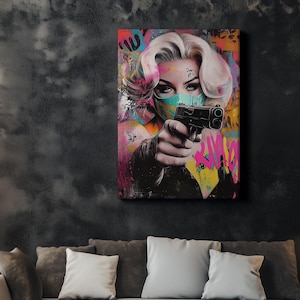 Canvas Art Marilyn Monroe Wall Art Marilyn Monroe Wall Print Gift For Marilyn Monroe Fan Wall Decor Marilyn Monroe