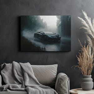 Lamborghini Aventador Canvas Art: Car Enthusiast Wall Decor