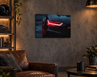 Audi RS6 Metal Wall Art | German Performance Car Decor | Garage Wall Art | Car Lover Gift