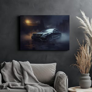 Canvas Art Mercedes AMG S63 Wall Art AMG S63 Wall Print Gift For Car Guy Wall Decor Car