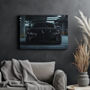 Canvas Art BMW M4 Wall Art BMW M4 Wall Print Gift For Car Guy Wall Decor Car