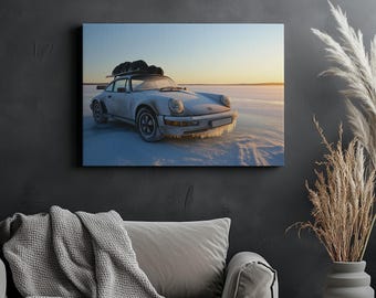 Canvas Art Porsche 911 Wall Art Porsche 911 Wall Print Gift For Porsche Fan Wall Decor Car