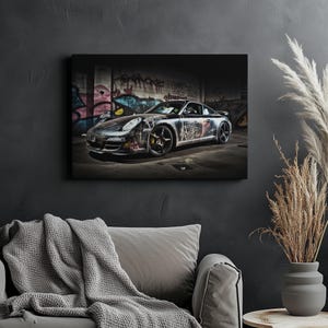 Canvas Art Porsche 911 Wall Art Porsche 911 Wall Print Gift For Porsche Fan Wall Decor Car