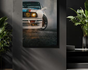 Canvas Art BMW M3 Wall Art BMW M3 Wall Print Gift For Car Guy Wall Decor Car