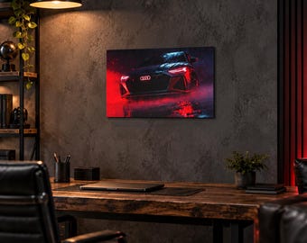 Audi RS6 Metal Wall Art | German Performance Car Decor | Garage Wall Art | Car Lover Gift