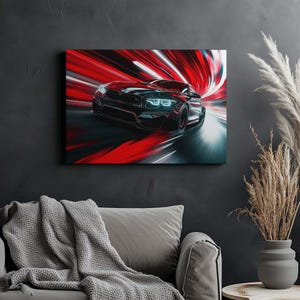 Canvas Art BMW M4 Wall Art BMW M4 Wall Print Gift For Car Guy Wall Decor Car