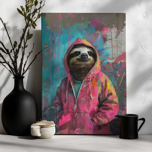 Canvas Art Pop Art Wall Art Pop Art Wall Print Gift For Pop Art Fan Wall Decor Office
