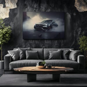 Canvas Art Mercedes AMG E63 Wall Art AMG E63 Wall Print Gift For Car Guy Wall Decor Car