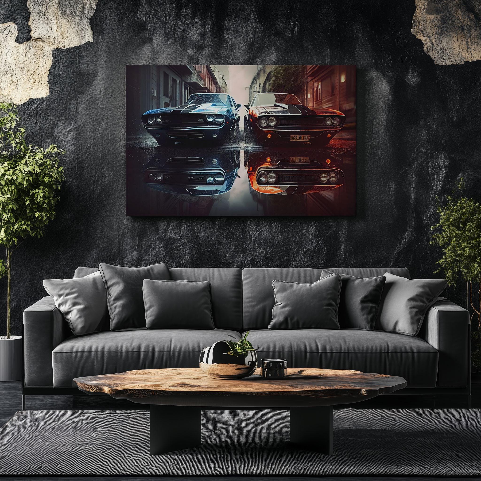 Canvas Art Ford Mustang Wall Art Ford Mustang Wall Print Gift for