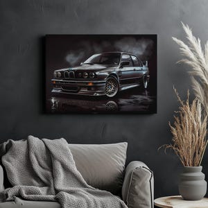 Canvas Art BMW M3 Wall Art BMW M3 Wall Print Gift For Car Guy Wall Decor Car