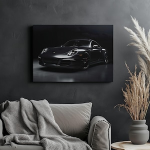 Canvas Art Porsche 911 Wall Art Porsche 911 Wall Print Gift For Porsche Fan Wall Decor Car
