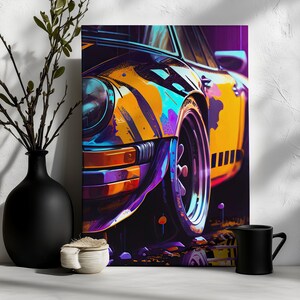 Canvas Art Porsche 911 Wall Art Porsche 911 Wall Print Gift For Porsche Fan Wall Decor Car