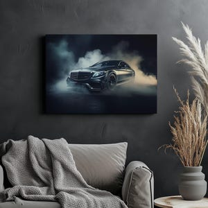 Canvas Art Mercedes AMG S63 Wall Art AMG S63 Wall Print Gift For Car Guy Wall Decor Car