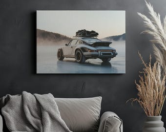 Canvas Art Porsche 911 Wall Art Porsche 911 Wall Print Gift For Porsche Fan Wall Decor Car