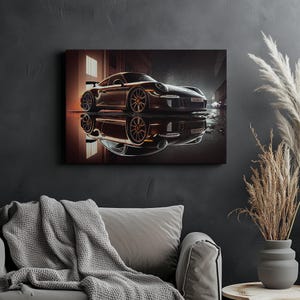 Canvas Art Porsche 911 Wall Art Porsche 911 Wall Print Gift For Car Guy Wall Decor Car