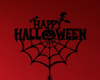 Metal Spider Web, Halloween Wall Decor, Home Art