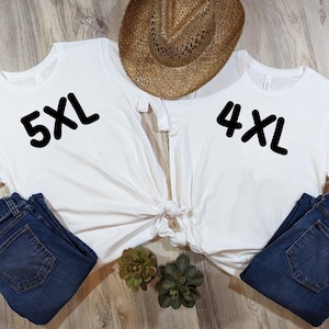 Personalized Design 4XL 5XL Shirt, Personalized T-Shirt, Shirt for Oversized, Plus Size Shirt, Custom Design T-Shirt, Big Size Shirt