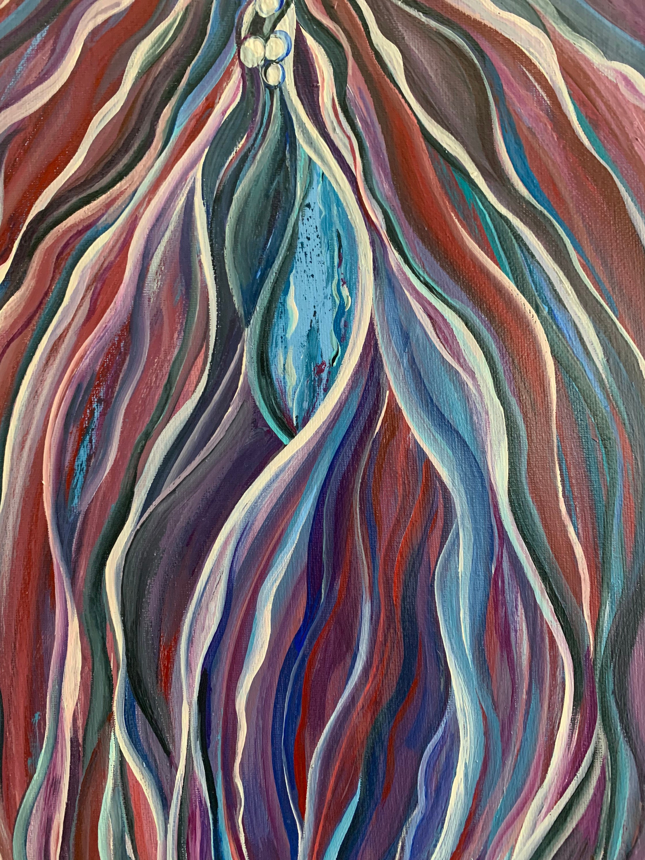 Vagina Art SEDUCTION X Acrylic Painting On Canvas Adult Etsy