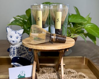 US SELLER –- Shirotake Shin 100-Prong Chasen | Handcrafted Bamboo Matcha Tea Whisk