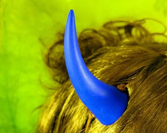 Blue Devil Horns Costume Accessory