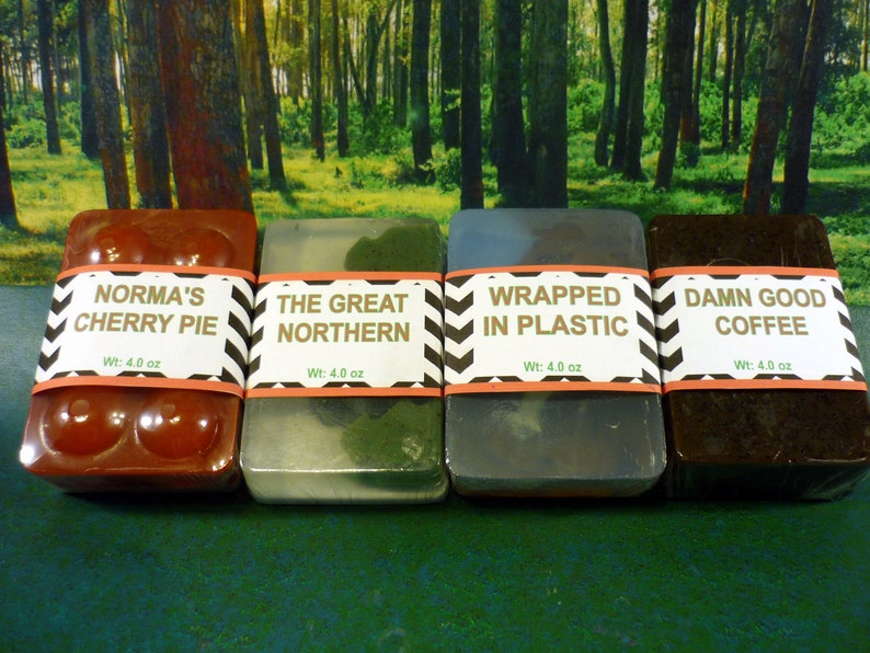 SHIPPING INCLUDED Norma's Cherry Pie Soap Bar Twin Peaks-Inspired Soap image 5