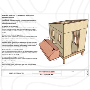 DIY Chicken Coop Plans 6x14 – Backyard Modern Coop With Run (PDF ...