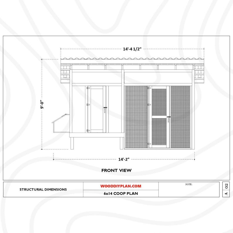 Walk in Chicken Coop and Run DIY Plans 6x14 — Backyard Coop With Run ...