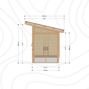 DIY Chicken Coop Plans 6x14 – Backyard Modern Coop With Run (PDF ...