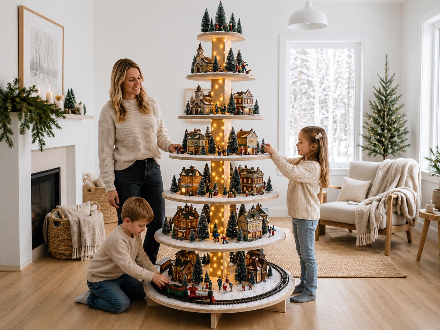 Trees for Dickens Village - Etsy