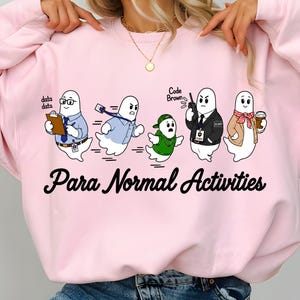 Activités paranormales (PNG), fantôme drôle (PNG), enseignant paraprofessionnel pour Halloween (PNG), fantôme BCBG (PNG), journée des paraprofessionnels (PNG)