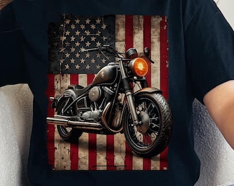 Motorcycle with Usa Flag Png, Motorcycle Chopper clip art, Biker clipart, Sublimation designs download Instant,  mug design