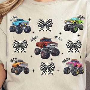 Monster trucks png, Monster trucks are my jam Png, Checkered Coquette Mama Png, Monster Truck Mama png,Kids Truck design,Sublimation designs