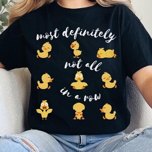 Funny Ducks Not All In a Row Sarcastic PNG,Snarky Png,Funny Mental Health png,Cute Duck Png,Funny Animal Motivational Sarcasm Trendy Png