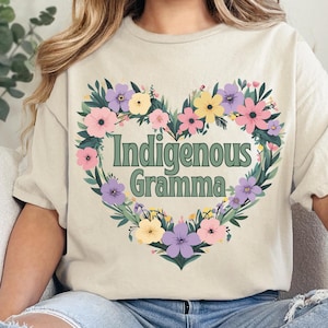 Indigenous mama png, Indigenous Gramma png, Grama PNG, Indigenous Heart PNG, Native Heritage Clipart, sublimation design
