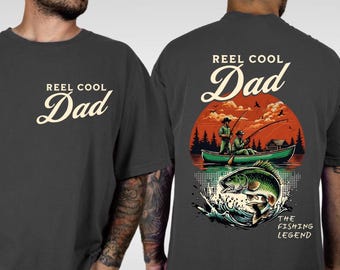 Reel Cool Dad Fishing Retro png, Fishing Gift for Dad, Fishing Dad Funny Shirt, Father's Day Gift png, Fishing Dad pngt, Sublimation designs