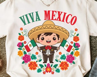 Viva Mexico png,Mexico Flag PNG, Mexican Pride Sublimation Design,Mexican Independence Day Girl Clipart, Independence Day Shirt PNG