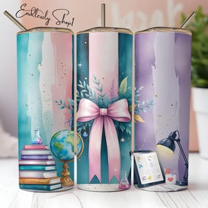 Teacher Tumbler wrap Sublimation Design Download PNG, brushstroke Teacher Tumbler Wrap PNG, Teacher Appreciation, seamless tumbler wrap