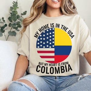 COLOMBIA PNG DESIGN,my home is in the usa but my heart from colombia,Colombian Independence Day png,PatrioticPng,Colombian Flag,Colorful Png