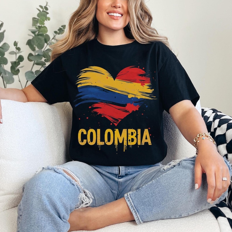 COLOMBIA PNG DESIGN, Colombia Heart Png, Colombian Independence Day Png ...