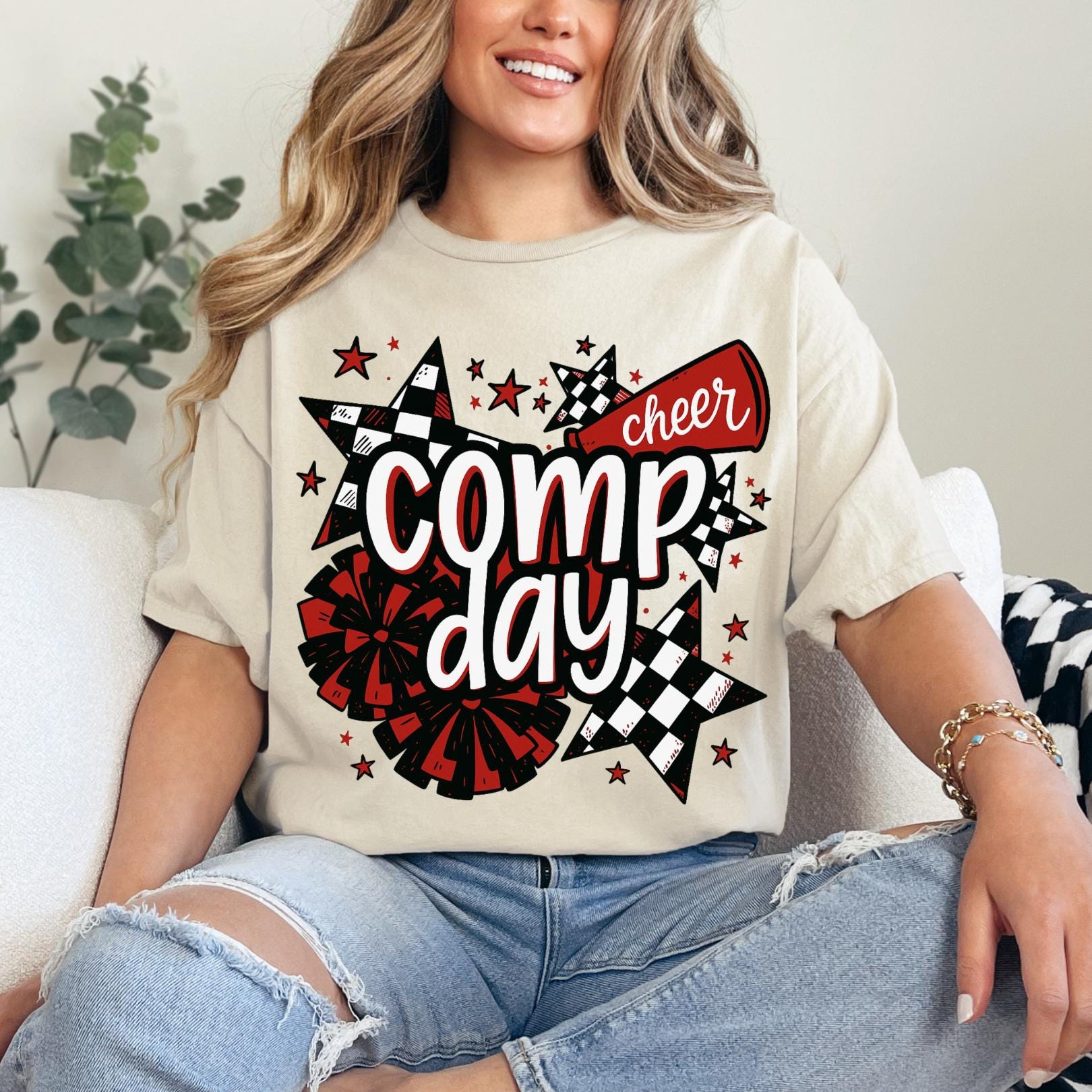 CHEER COMP DAY Png, Cheer Team Png, Cheer Mama Digital for Sublimation ...