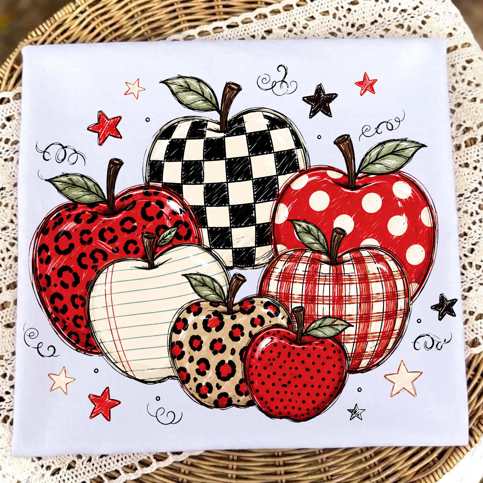 Leopard Apple Png - Etsy