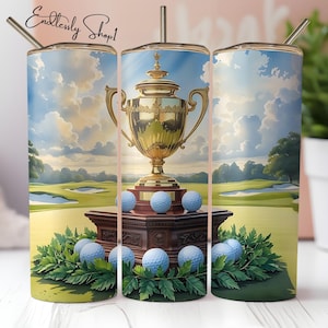Kubek golfowy 20 oz Skinny Tumbler Sublimacja Projekt Cyfrowy Pobierz PNG Natychmiast TYLKO CYFROWY, kubek golfowy i krajobrazowy, kubek golfowy dla dziewczynek