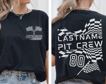 Custom Racing Png, Motocross Funny Pit Crew png, Matching Family Personalized Last Name Racing png, Motomom Gift png
