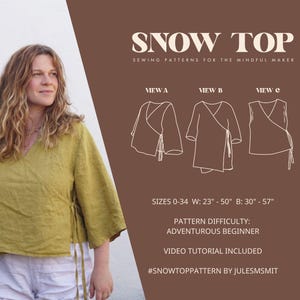 Schnee Top Schnittmuster
