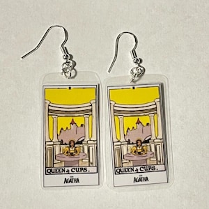 agatha all along - earrings - queen of cups tarot